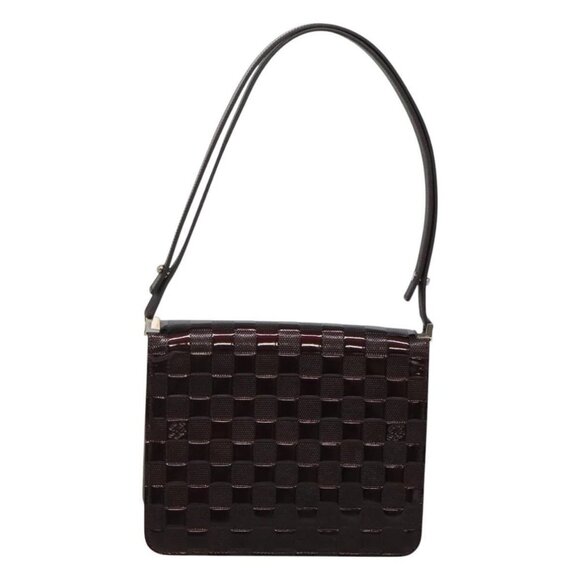 LOUIS VUITTON Damier Vernis Cabaret Shoulder Bag Black M92124 LV Auth 120070 - Picture 2 of 16